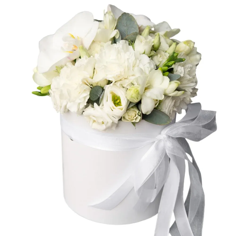 Цветы в коробке Симфония красоты